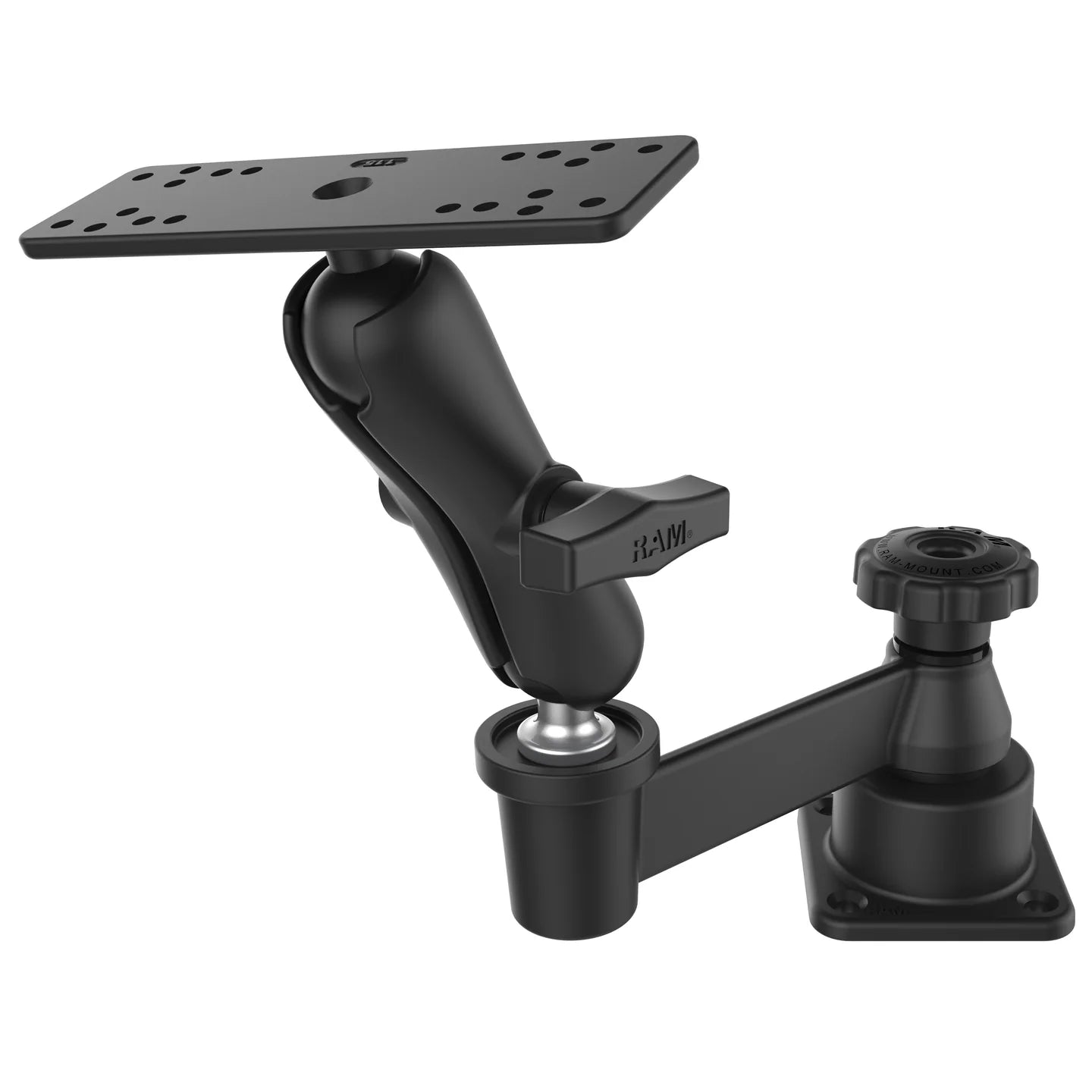 RAM® Horizontal Swing Arm with Double Ball Mount (RAM-109H-2U) - KBM Outdoors