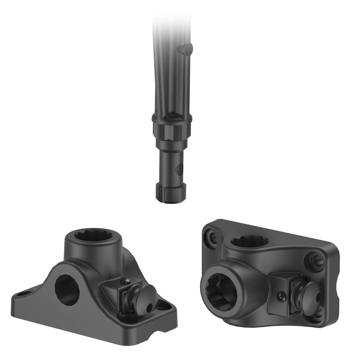 RAM ROD Bulkhead/Flat Surface Base (RAM-114BMPU) - KBM Outdoors