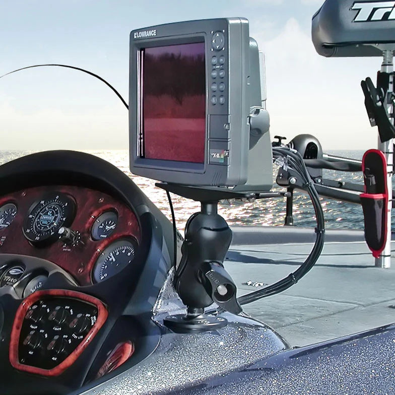 RAM Large Marine Electronics Mount D Size Short (RAM-D-111U-C) - KBM Outdoors