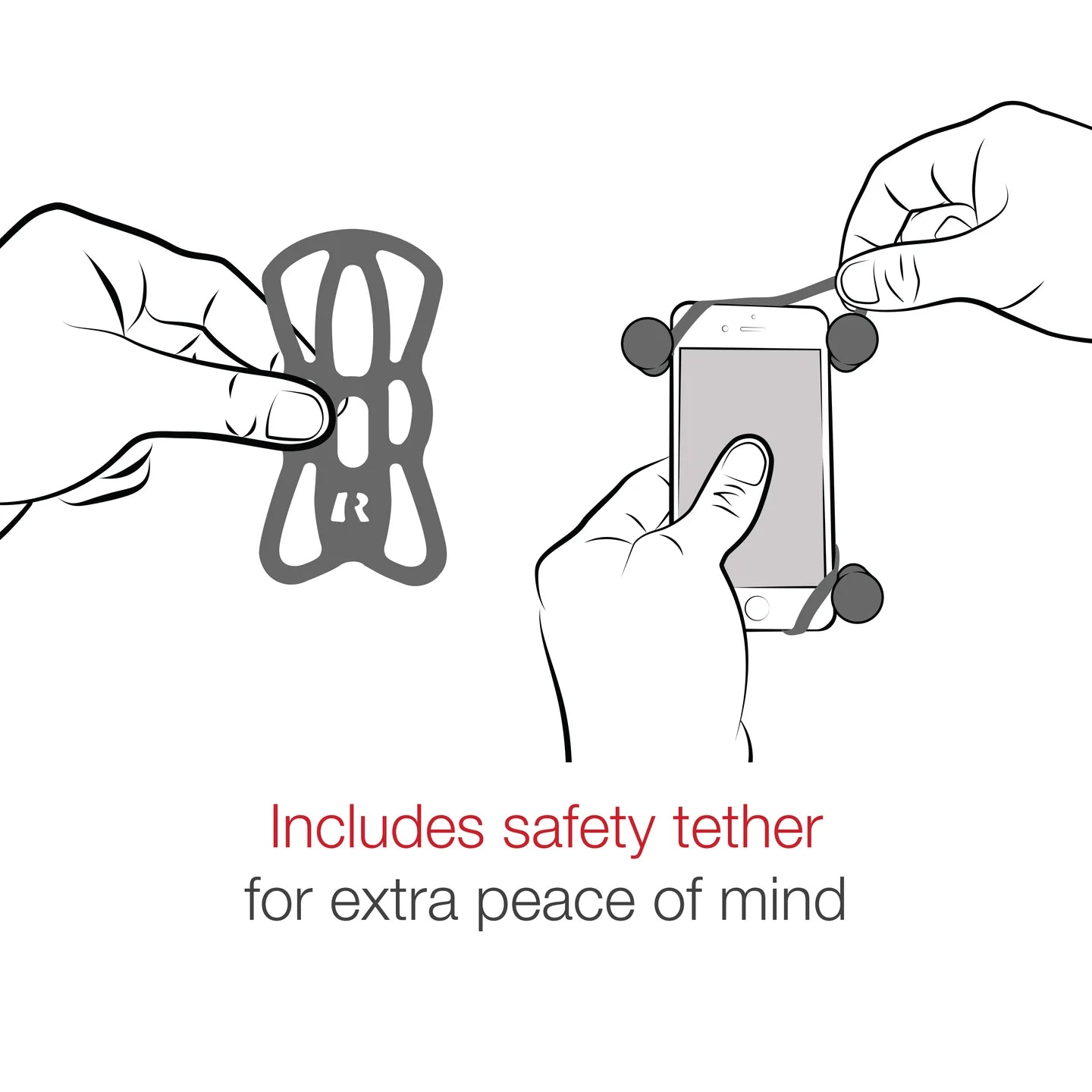 RAM X-Grip® Large Phone Holder with Ball - B Size (RAM-HOL-UN10BU) - KBM Outdoors