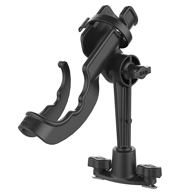 RAM ROD Fishing Rod Holder with Dual T-Bolt Track Base (RAP-114-421) - KBM Outdoors