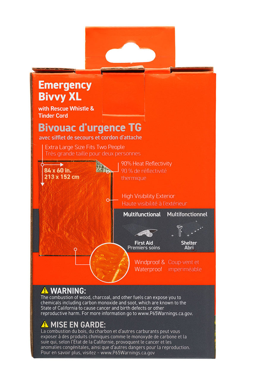 SOL Emergency Bivvy XL w/ Rescue Whistle