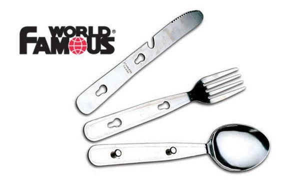 World Famous Stainless Steel Chow Kit (3 piece) - KBM Outdoors