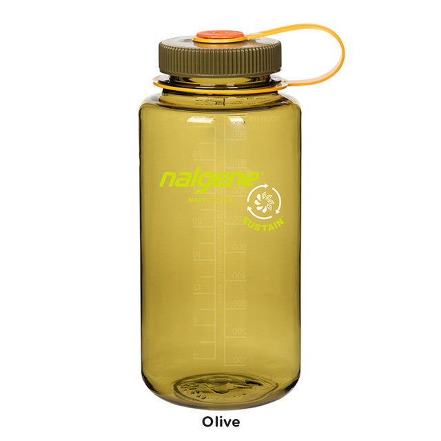 Nalgene 32oz Wide Mouth Sustainable Bottle (Various Options) - KBM Outdoors