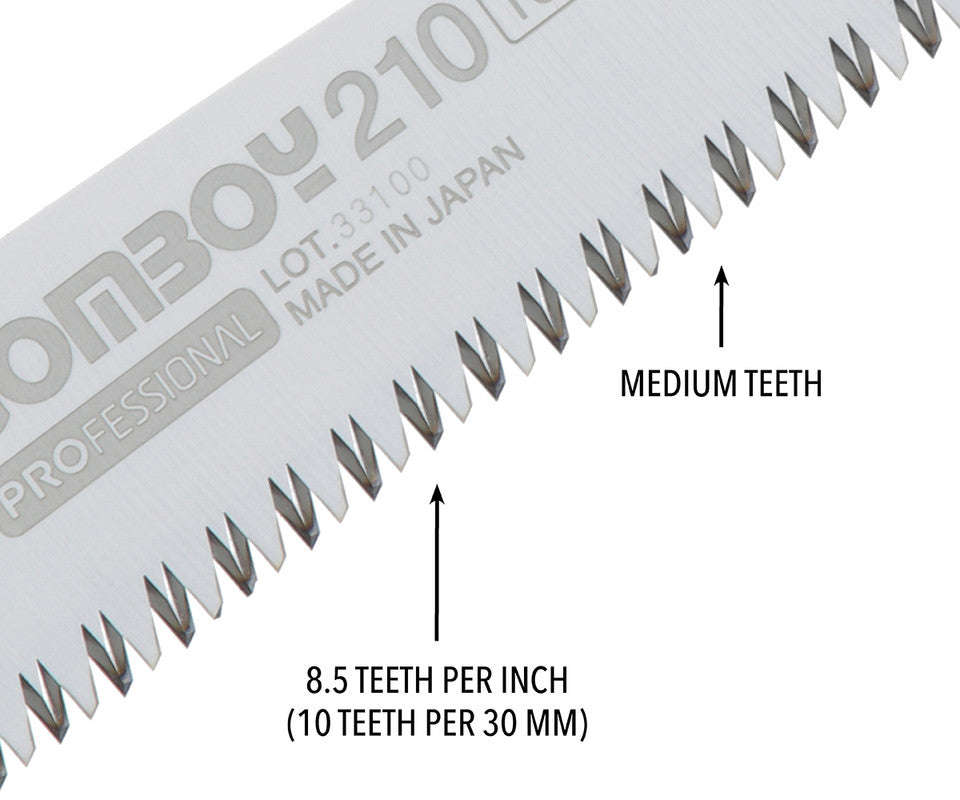 Silky Gomboy Folding Saw - Straight - Medium Teeth - Replacement Blades (122-xx)