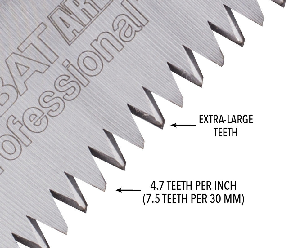 Silky Zubat Arborist Pro hand Saw 330 - Curved - XLarge Teeth - Replacement Blade (723-33)