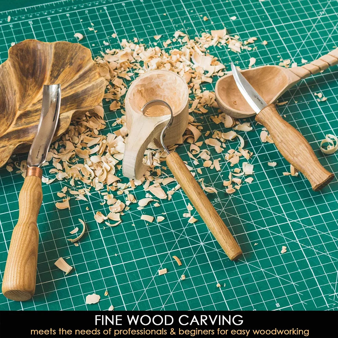 BeaverCraft Spoon Carving Set with Gouge (S14)