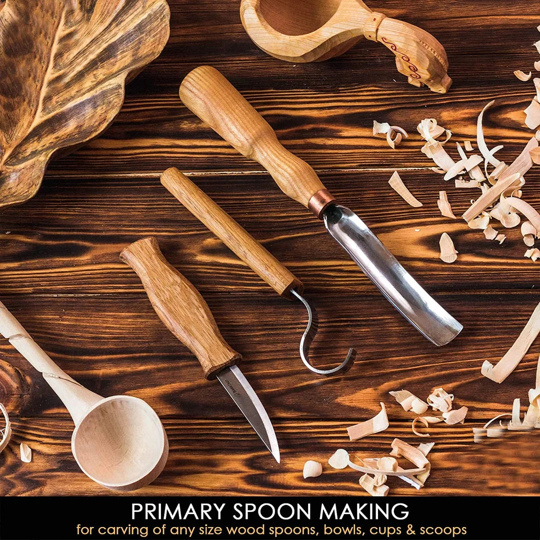 BeaverCraft Spoon Carving Set with Gouge (S14)
