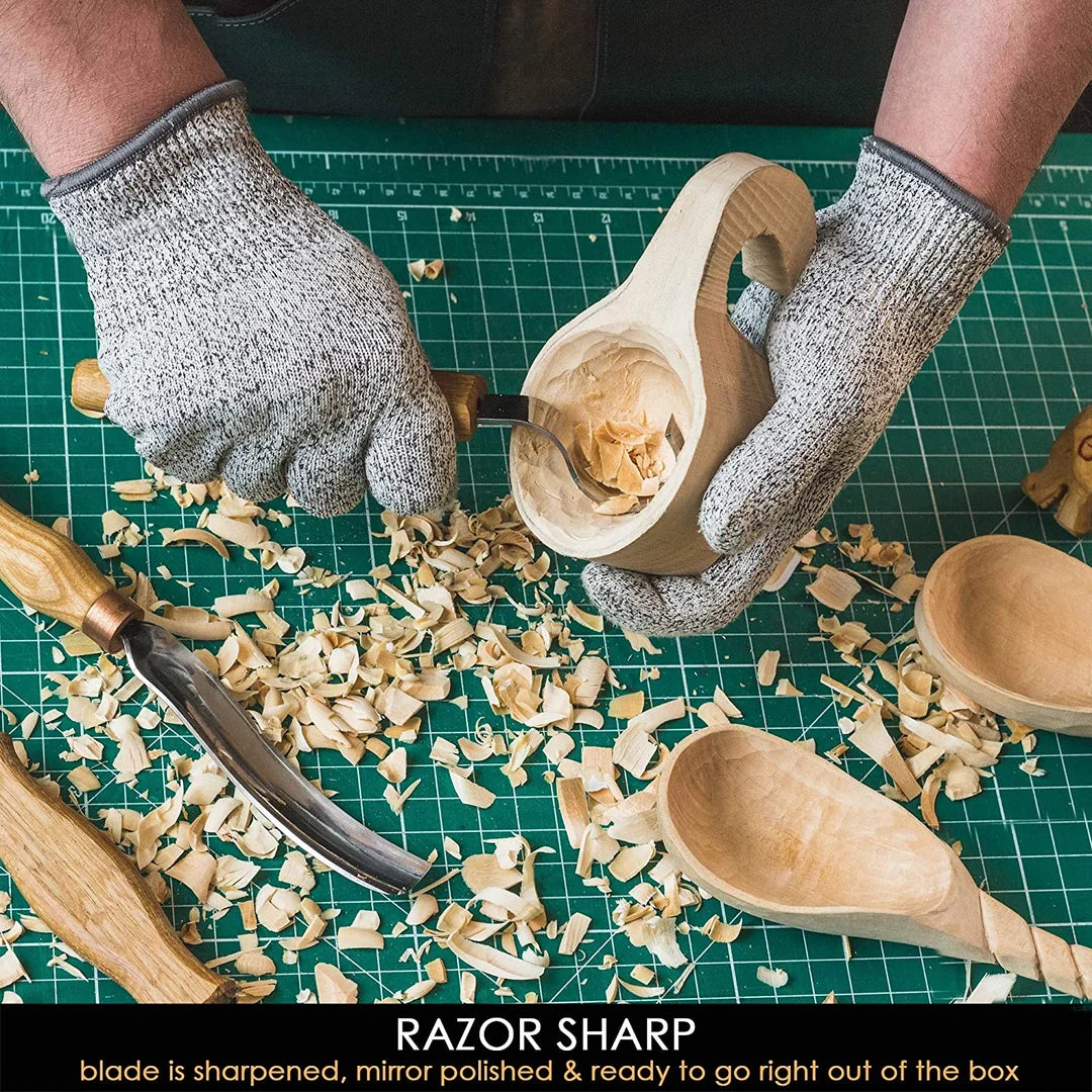 BeaverCraft Spoon Carving Set with Gouge (S14)