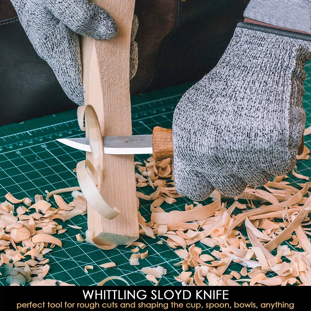 BeaverCraft Spoon Carving Set with Gouge (S14)