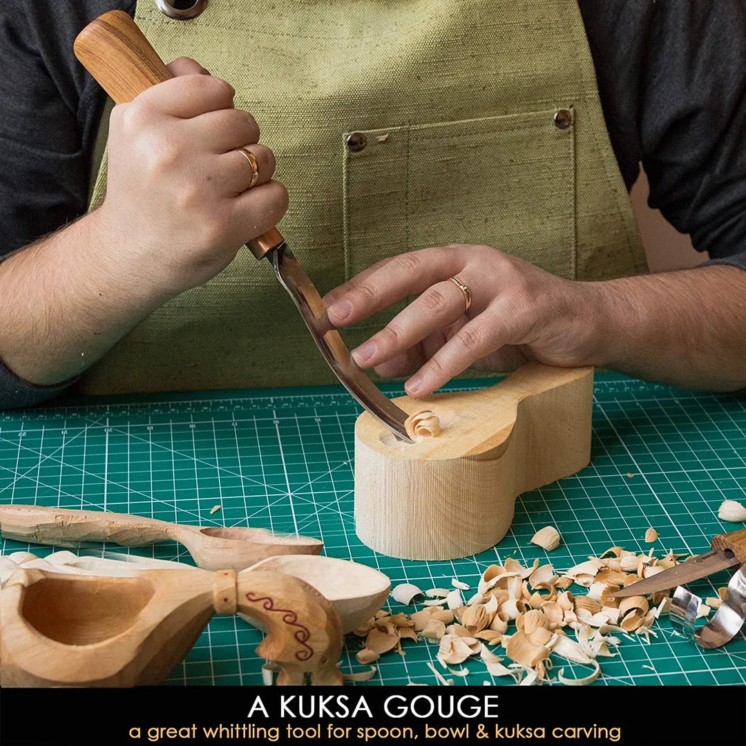 BeaverCraft Spoon Carving Set with Gouge (S14)