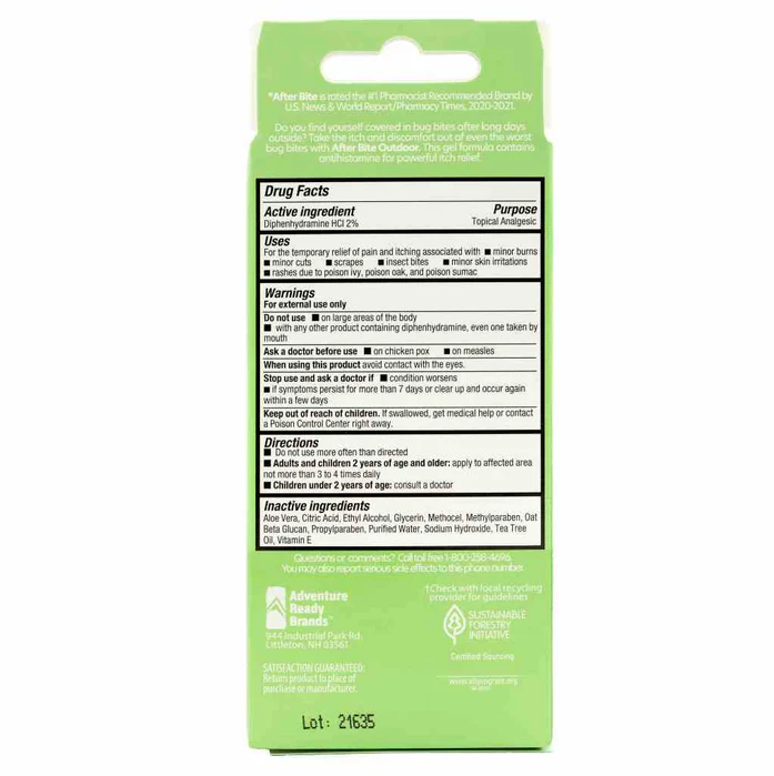 After Bite Bug Bite Itch Relief - 20ml