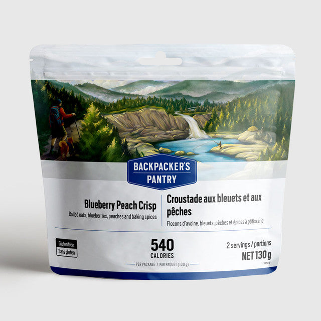 Backpackers Pantry Blueberry Peach Crisp (2 Servings) - KBM Outdoors