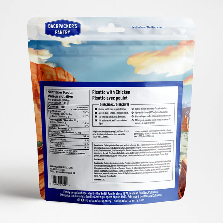 Backpackers Pantry - Risotto with Chicken - KBM Outdoors