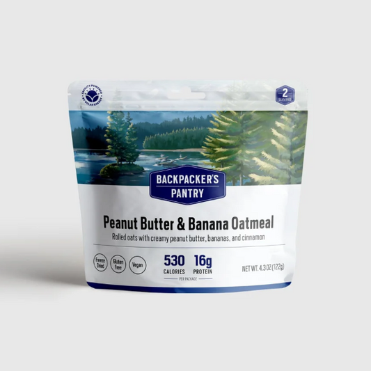 Backpacker's Pantry - Peanut Butter & Banana Oatmeal