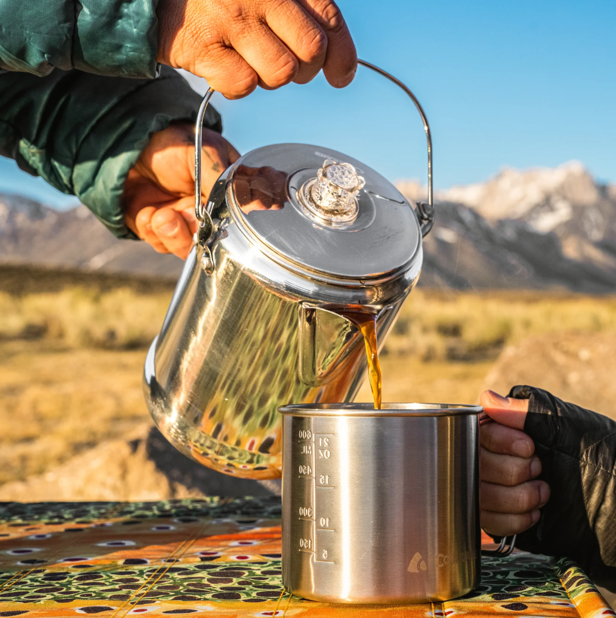 Coghlan's Aluminum Coffee Pot - 9 Cup