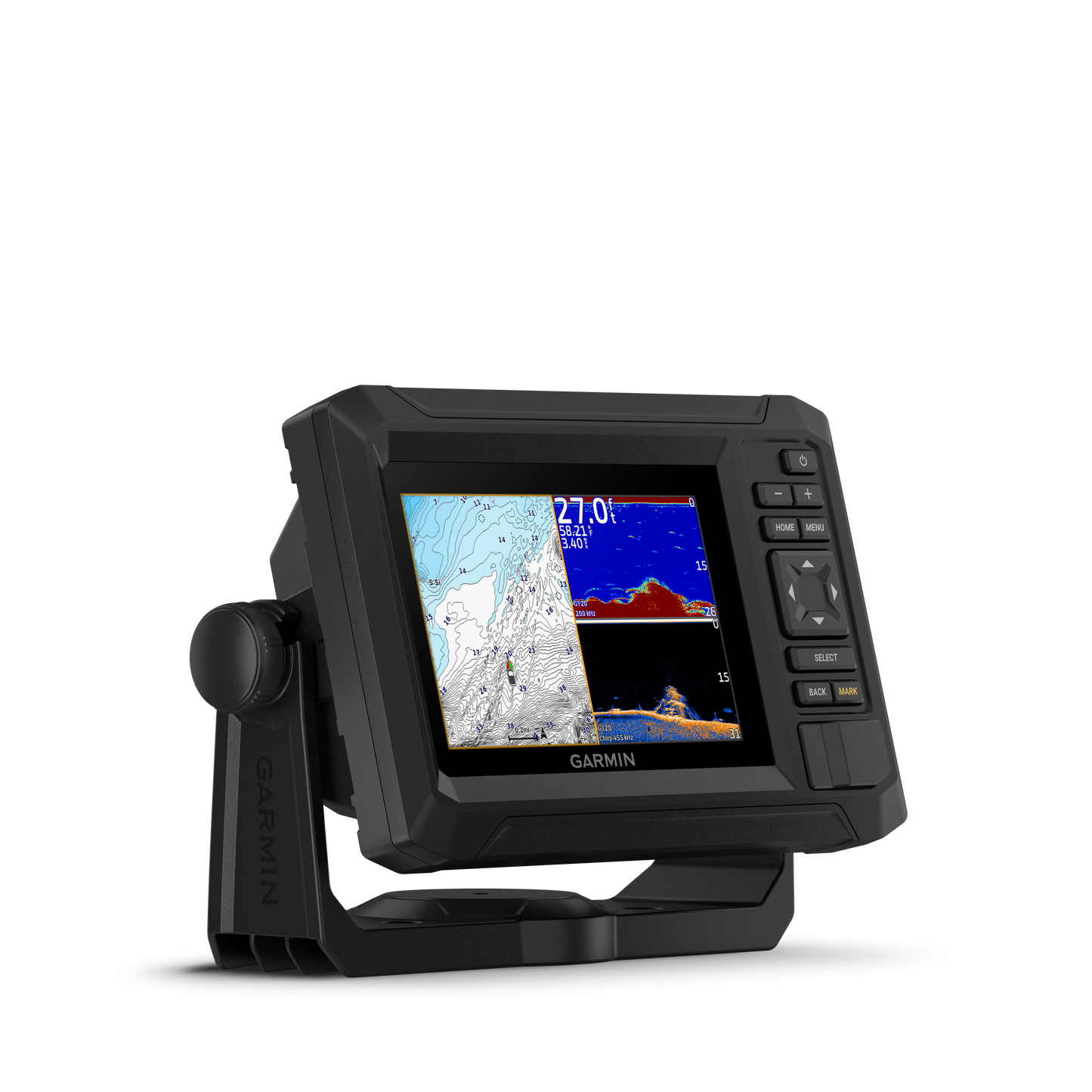 Garmin Echomap UHD2 54cv - 5" Chartplotter with GT20-TM Transducer & Navionics+ (010-02591-51)