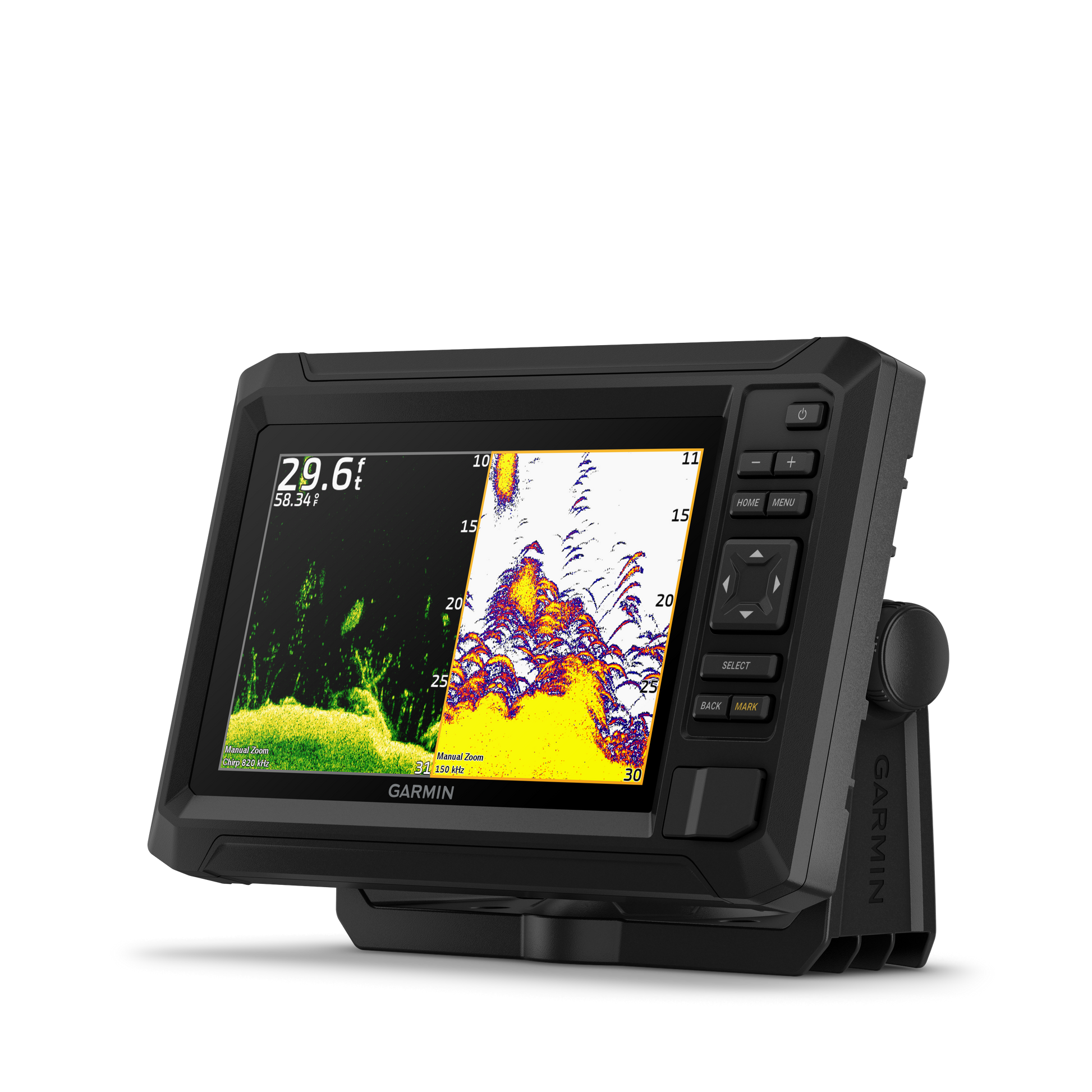 Garmin ECHOMA UHD2 75cv Chartplotter With GT20 Transducer & Navionics+ Canada & Alaska Mapping(010-02596-50) - KBM Outdoors