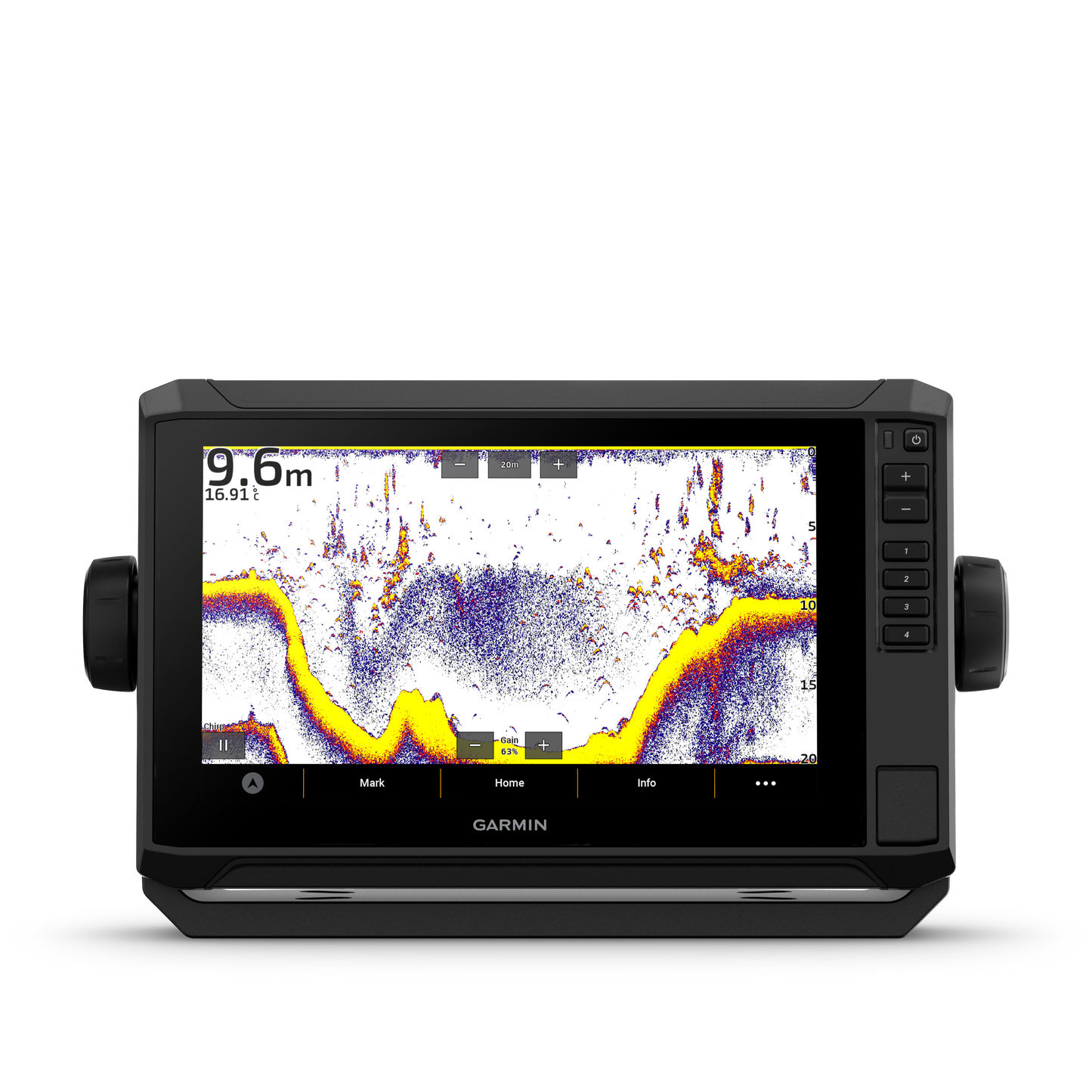 Garmin Echomap UHD2 95sv - 9" Chartplotter with GT56UHD-TM & Navionics+ (010-02690-00)