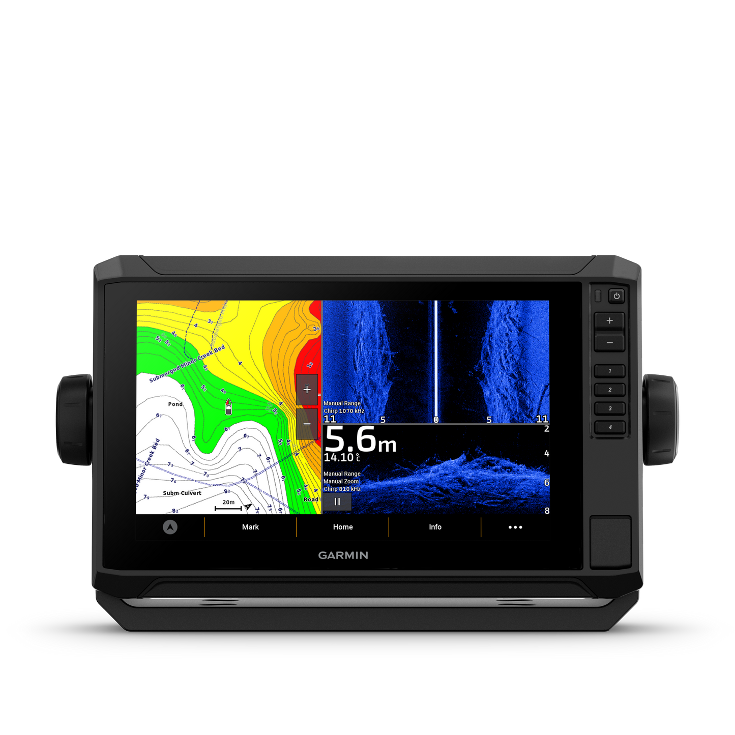 Garmin Echomap UHD2 95sv - 9" Chartplotter with GT56UHD-TM & Navionics+ (010-02690-00)