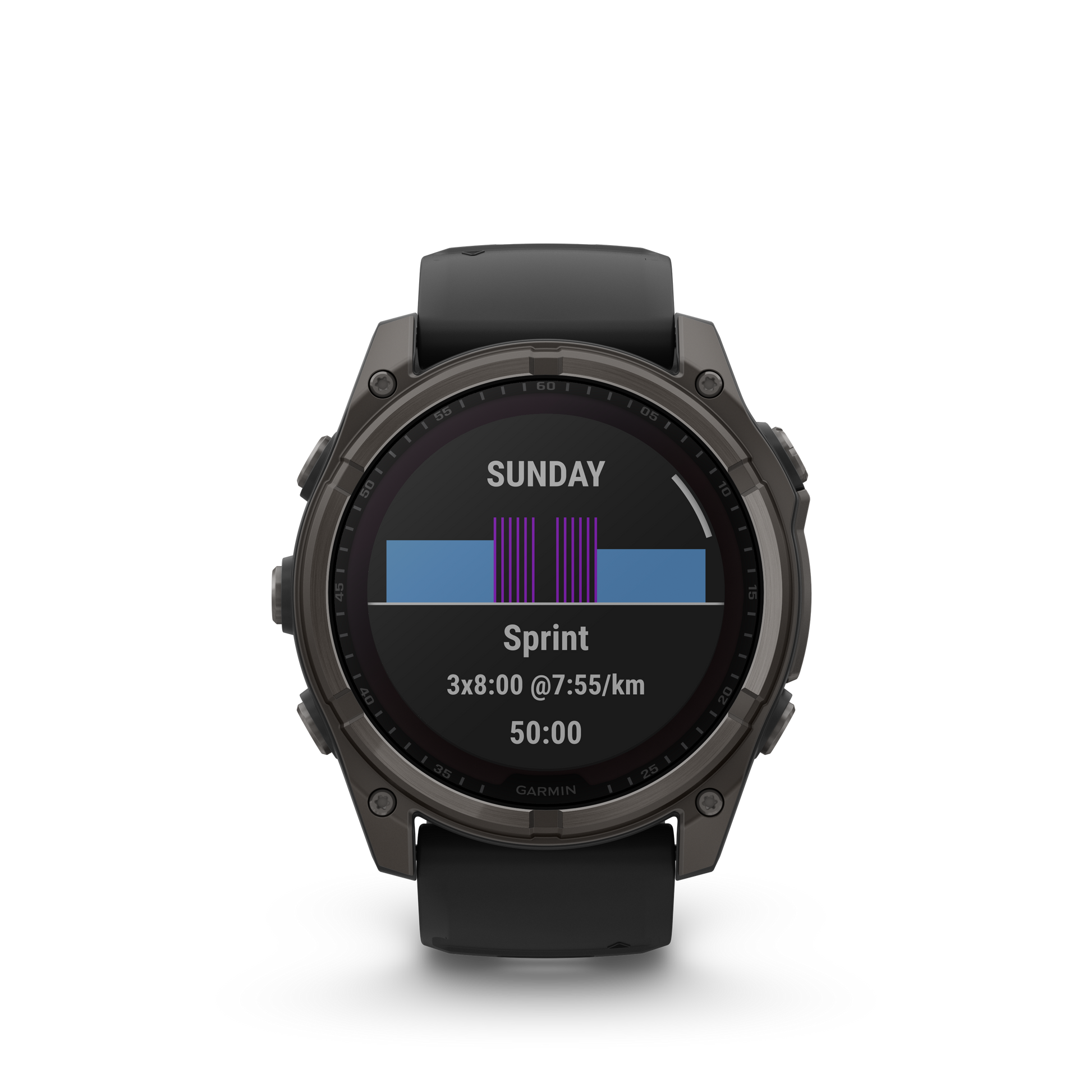 Garmin fēnix® 8 – 51 mm, Solar Sapphire, Carbon Gray DLC Titanium with Black/Pebble Gray (010-02907-10) MRP - KBM Outdoors