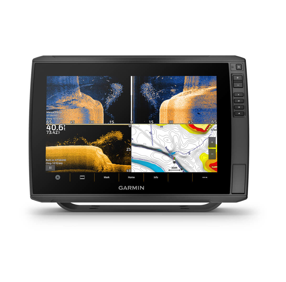 Garmin Echomap Ultra 2 126sv - 12" Chartplotter with optional GT56UHD-TM (010-02882-xx)