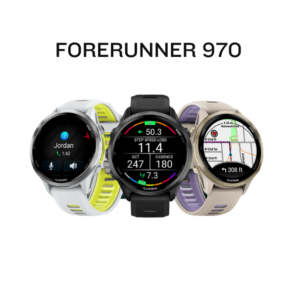 Garmin Forerunner 970 Smartwatch (010-02969-XX) – KBM Outdoors