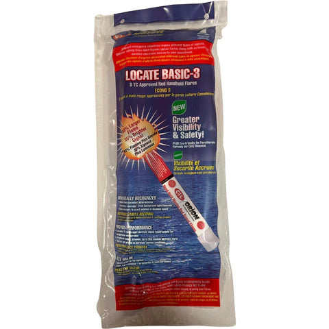 Orion Handheld Marine Red Signal Flares (3 pack) - KBM Outdoors
