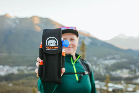 Kodiak Bear Necessities Holster KIT (Bear Spray, Noise Horn, Bear Bangers, Launcher and Holster) - KBM Outdoors