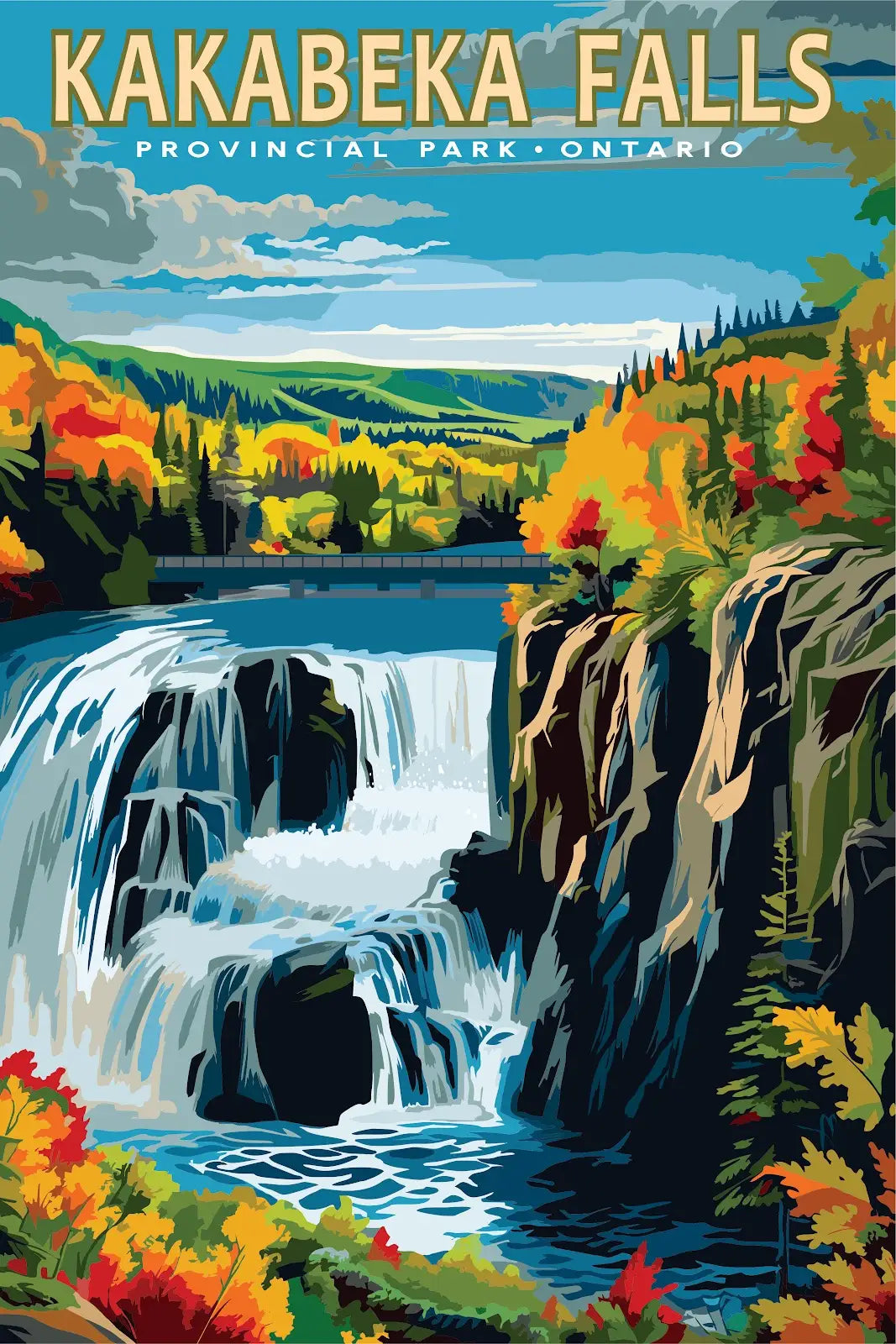 Sleeping Giant Posters 12"x18" - KBM Outdoors