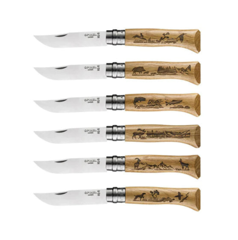 Opinel Stainless Steel Animalia Folding Knives