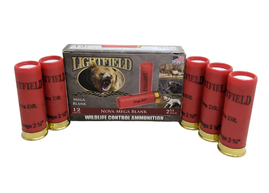 Lightfield 12 Gauge Nova Blank Non-Projectile Distraction Round Ammunition (5 pack) - KBM Outdoors