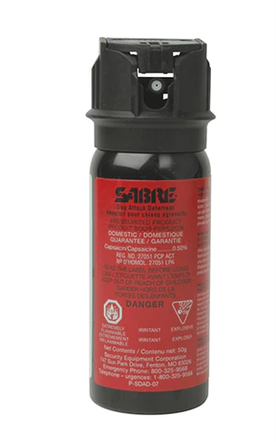 Sabre Dog Attack Deterrent Professional Flip Top 50g - KBM Outdoors