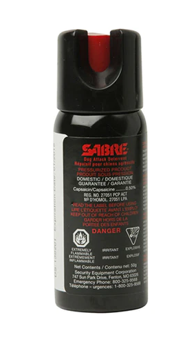 Sabre Dog Attack Deterrent Professional Twist Lock 50g - KBM Outdoors