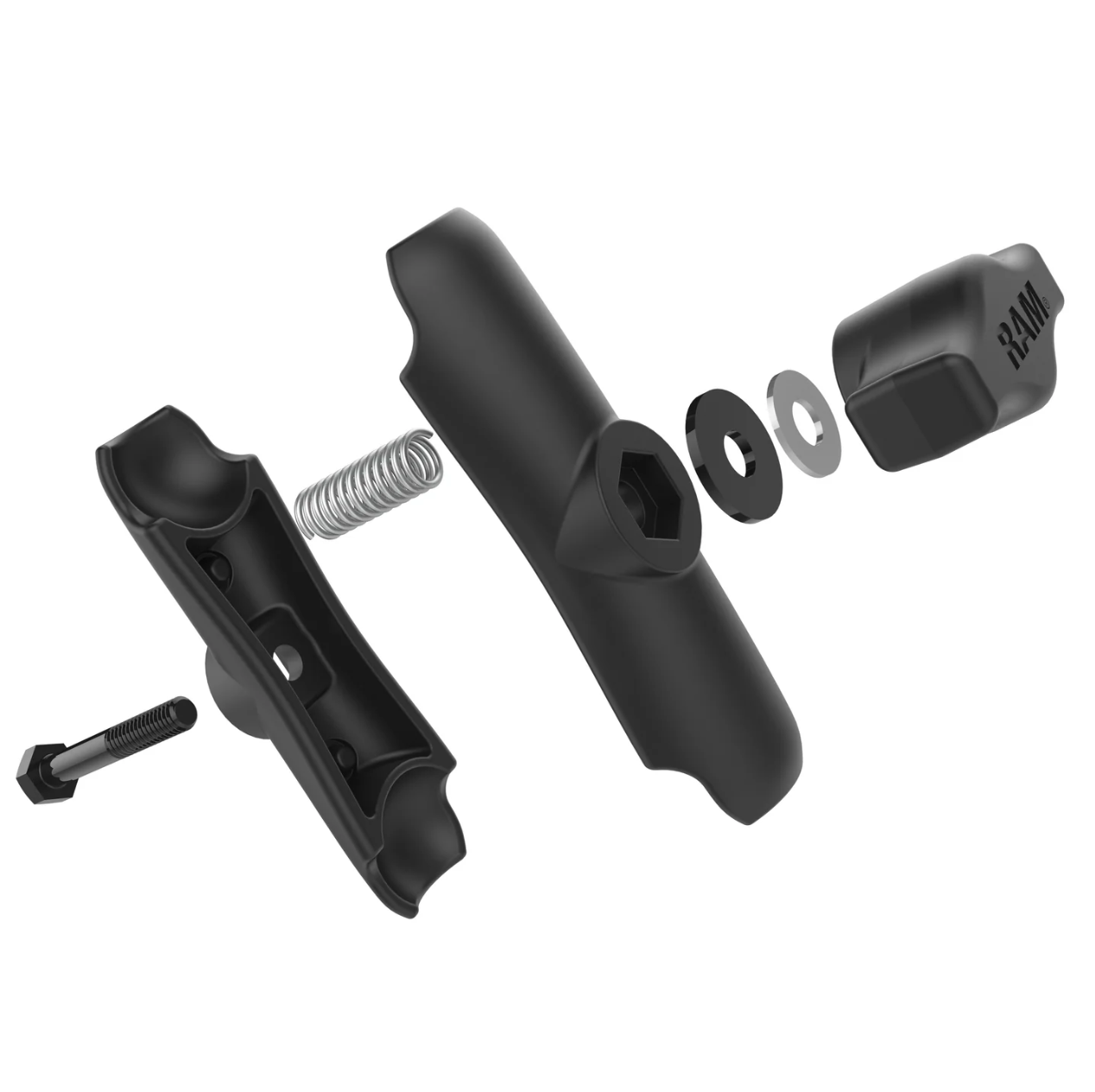 RAM Mounts - Double Socket Arm - B Size - Medium Arm (RAM-B-201U)