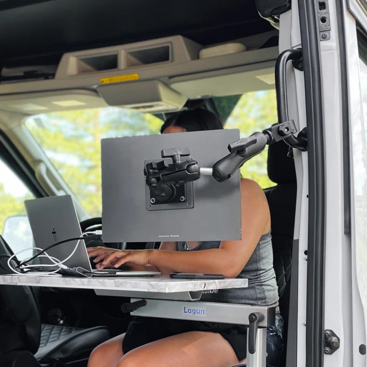 RAM Mounts - Double Socket Swivel & Ratchet Arm - C Size (RAP-200-2U)