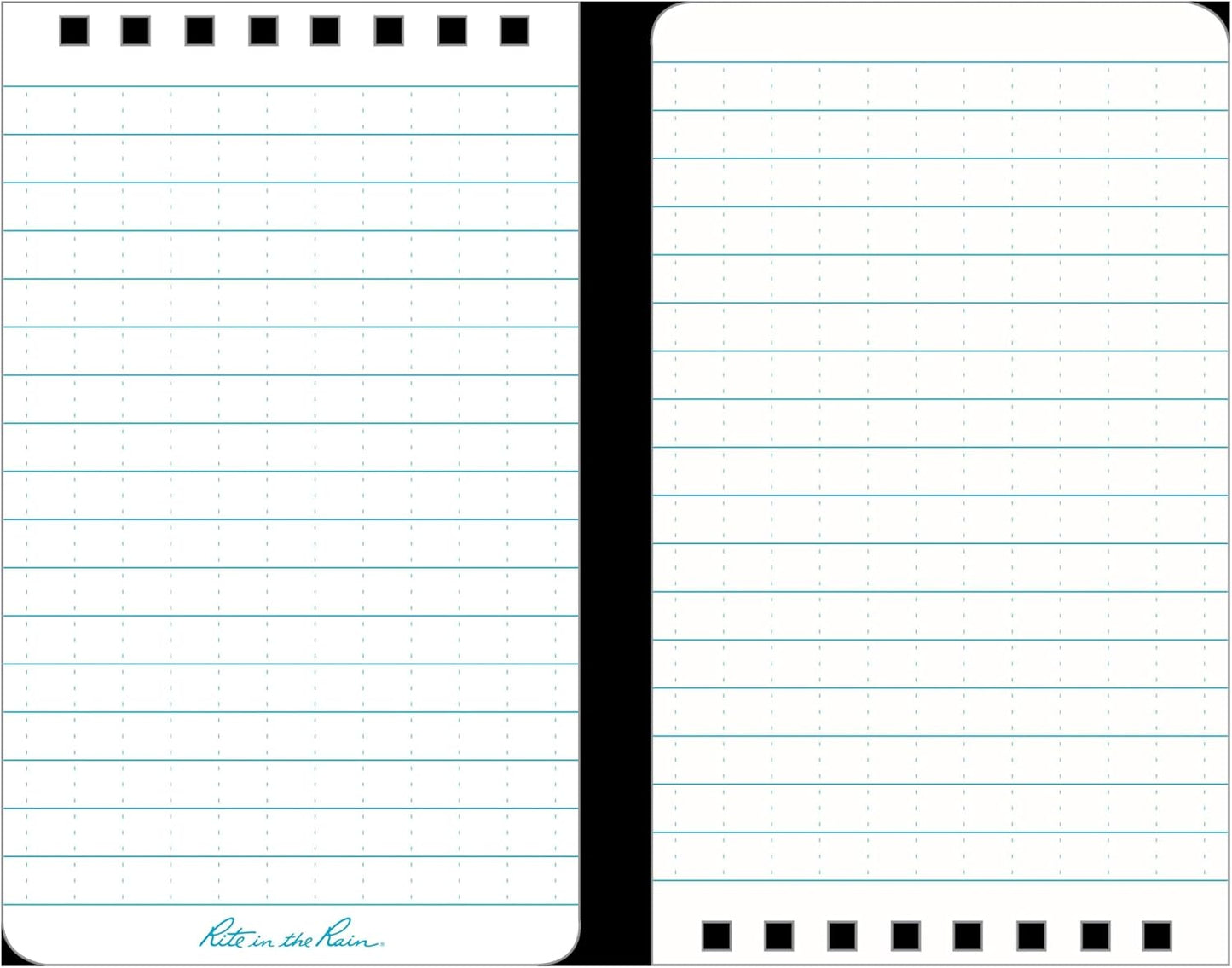 Rite in the Rain Top Spiral Notepad 3"x5" - Blue - No. 235