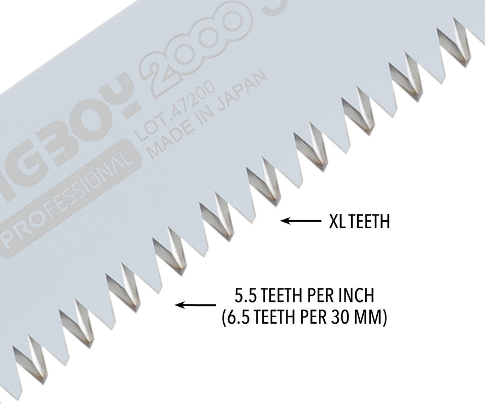 Silky Bigboy 2000 Folding Saw 360 - Curved - XLarge Teeth (356-36)