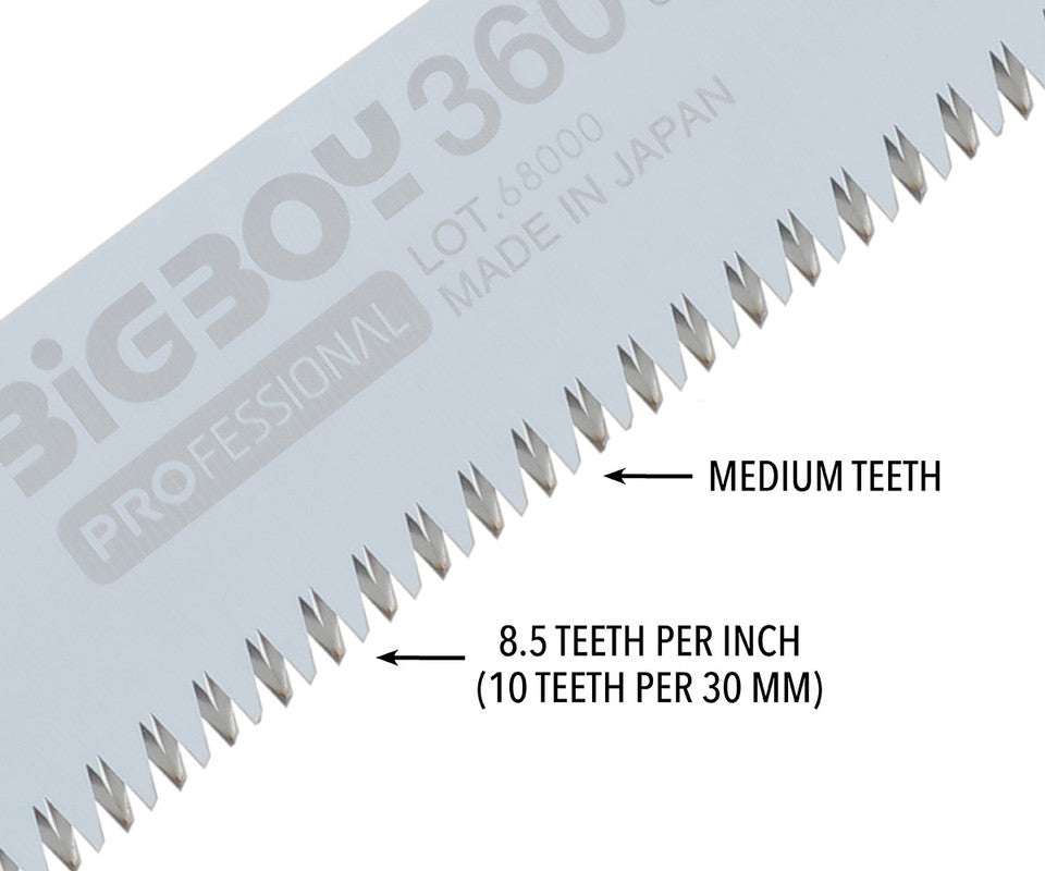 Silky Bigboy Folding Saw 360 - Straight - Various Teeth - Replacement Blades (35x-36)
