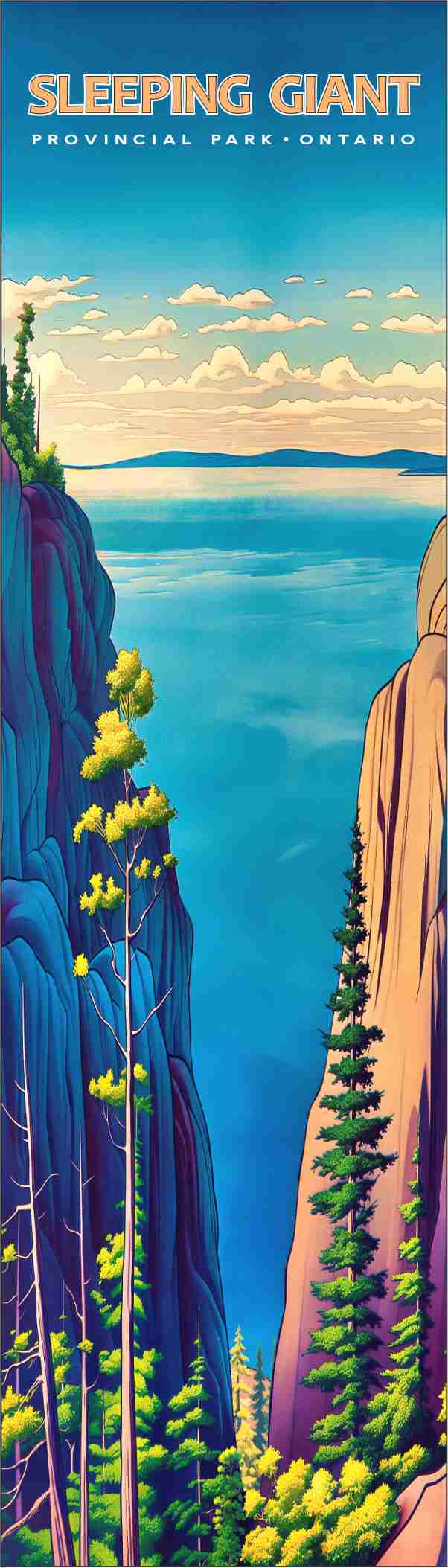 Sleeping Giant Bookmark Gift - KBM Outdoors