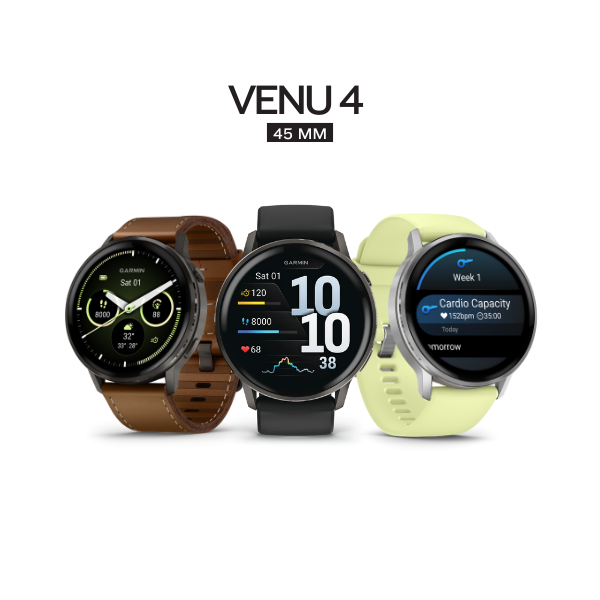Garmin Venu 4 - 45mm Smartwatch (010-03014-XX) – KBM Outdoors Garmin Venu 4 - 45mm Smartwatch (010-03014-XX) – KBM Outdoors