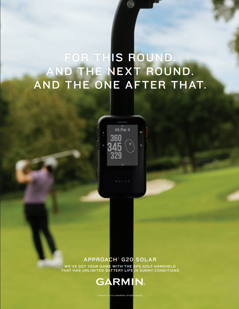 Garmin Approach G20 Golf Solar GPS Handheld (010-02889-00)