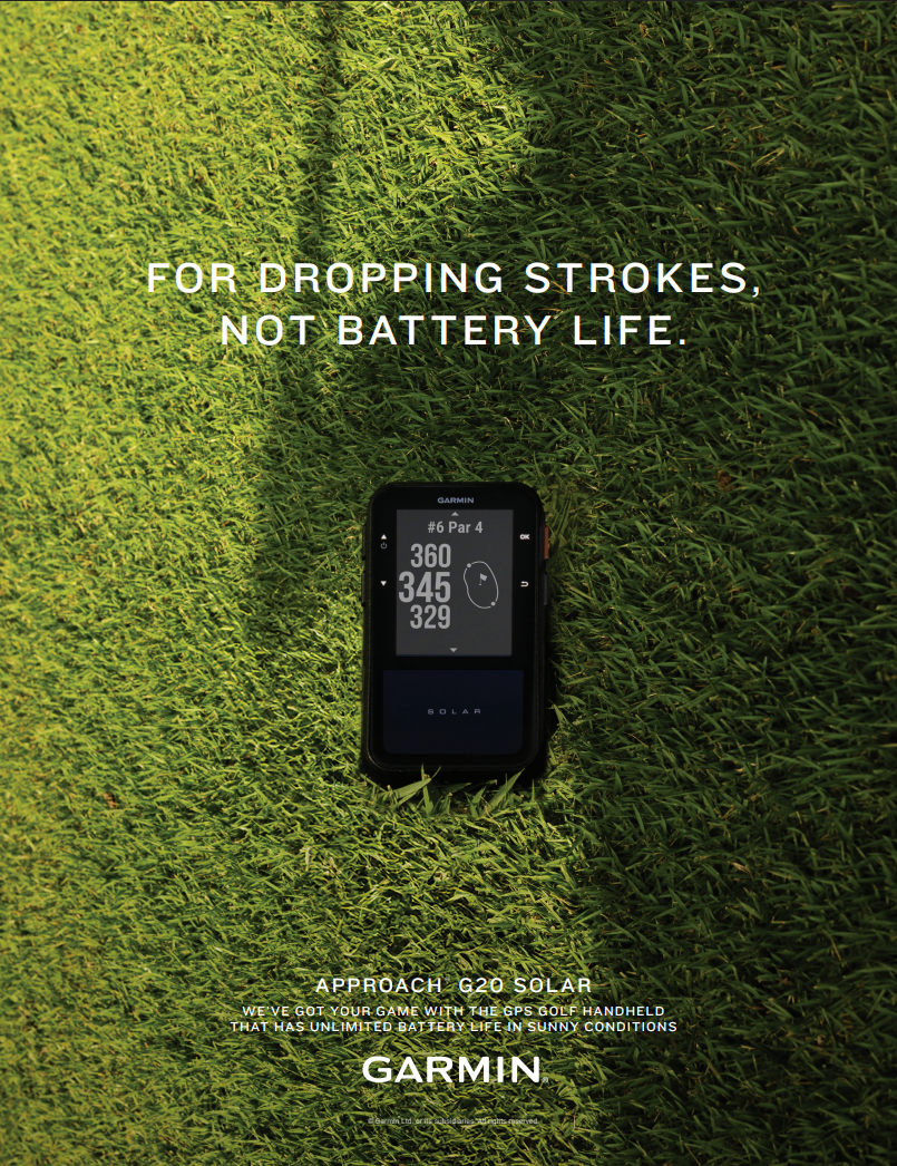 Garmin Approach G20 Golf Solar GPS Handheld (010-02889-00)