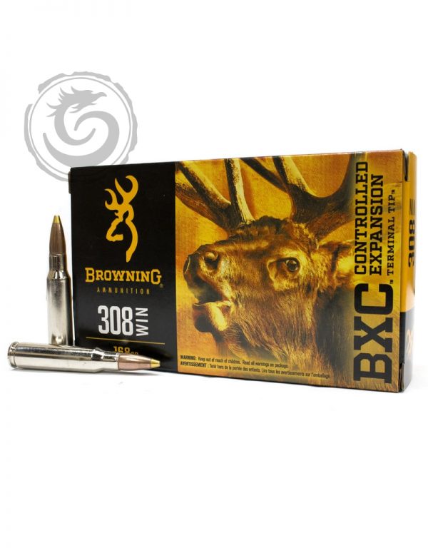 Browning 308 Winchester 168 Grain Big Game Ammunition