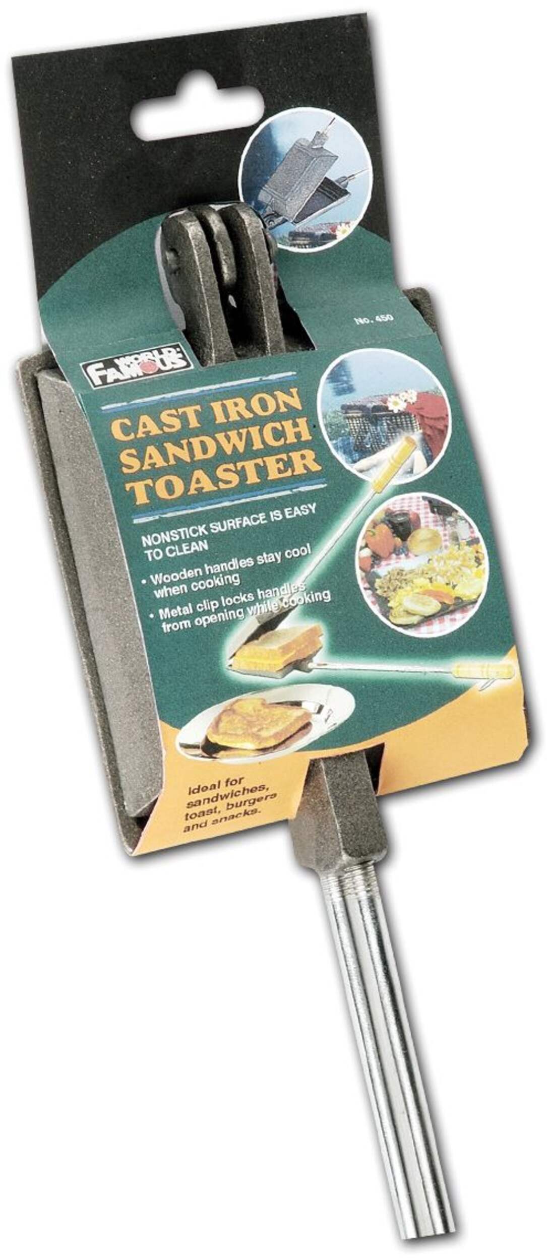 World Famous Cast Iron Single Sandwich Toaster