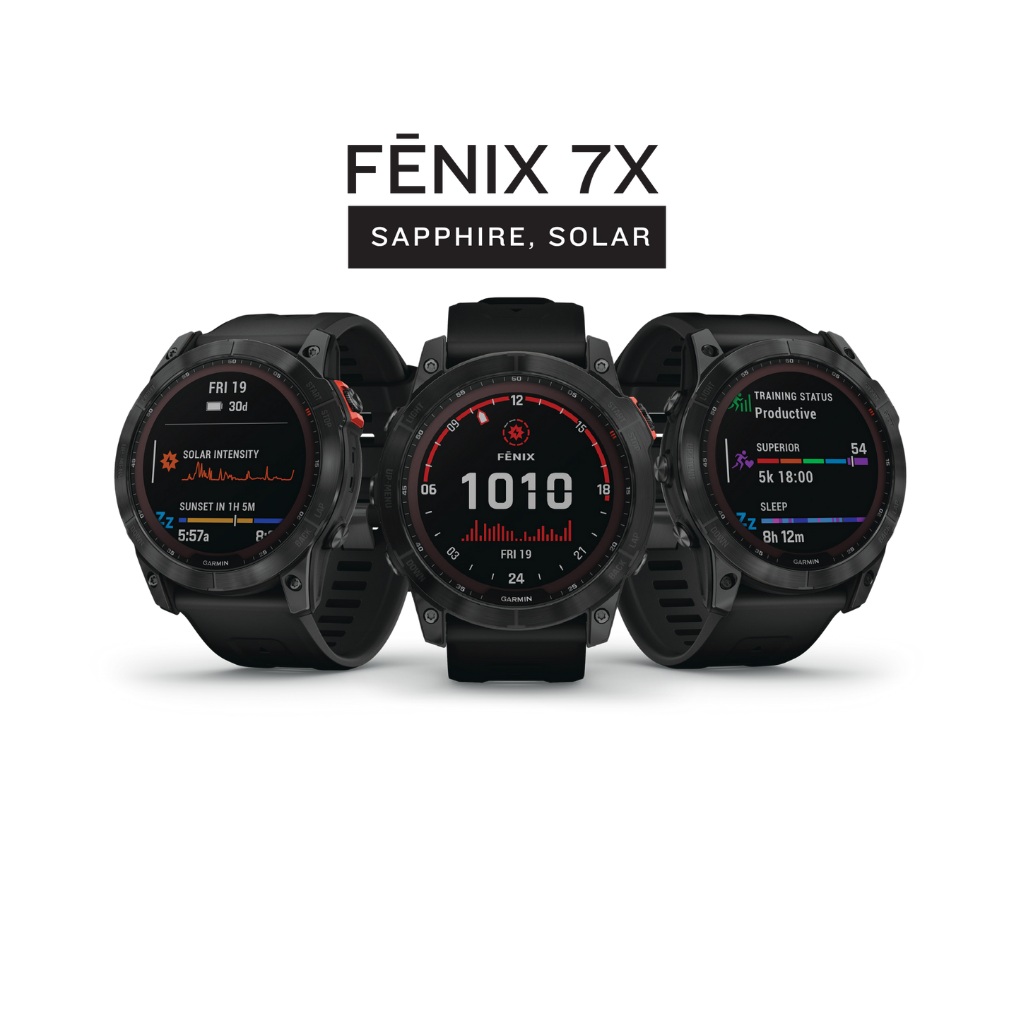 Garmin Fenix 7X - Sapphire SOLAR Edition Smartwatch (010-02541-XX)