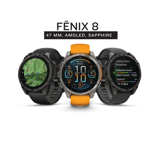 Garmin Fenix 8 - 47mm AMOLED Smartwatch (010-02904-xx)