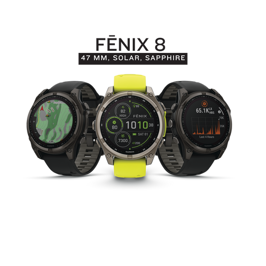 Garmin Fenix 8 - 47mm Sapphire SOLAR Smartwatch (010-02906-xx)
