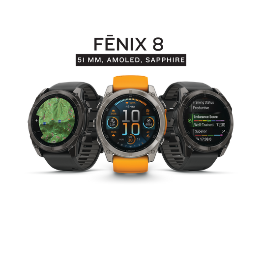 Garmin Fenix 8 - 51mm AMOLED Smartwatch (010-02905-XX)