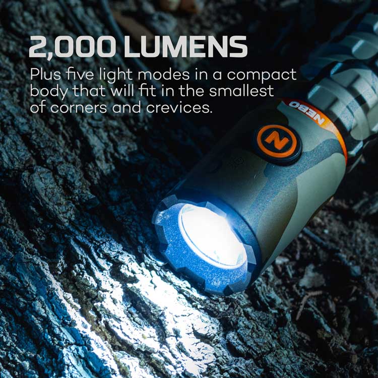 Nebo Torchy 2K Mossy Oak Rechargeable Flashlight - KBM Outdoors
